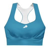 Happy Fast Blue Sports Bra