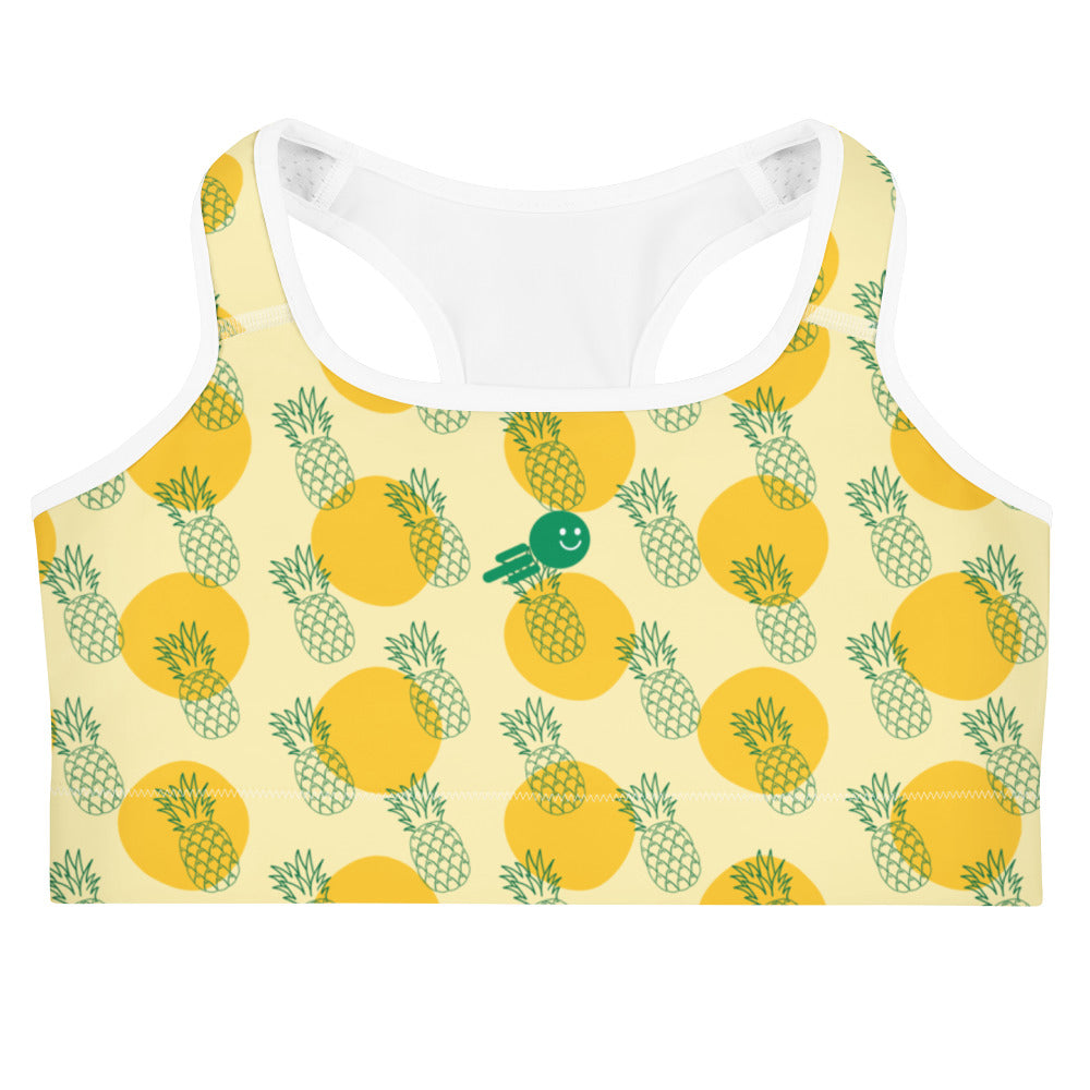 Happy Fast Pinapple Sports bra