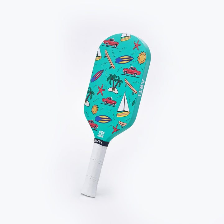 ARTI 16mm T700 Carbon Fiber "CALIFORNIA" Pickleball Paddle - USA Pickleball Approved - Level Up Fitness Shop