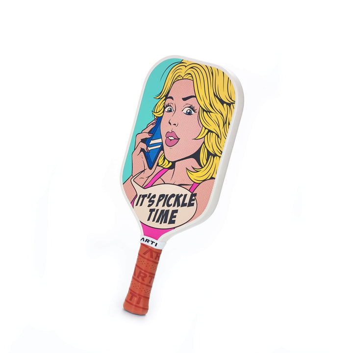 ARTI 16mm T700 Carbon Fiber Kristen & Kristy "IT'S PICKLE TIME" Pickleball Paddle - USA Pickleball Approved - Level Up Fitness Shop