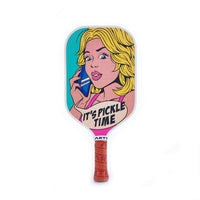 ARTI 16mm T700 Carbon Fiber Kristen & Kristy "IT'S PICKLE TIME" Pickleball Paddle - USA Pickleball Approved - Level Up Fitness Shop