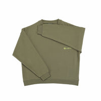 ARTI “Let’s Play” Heavyweight Crewneck – Olive Green - Level Up Fitness Shop