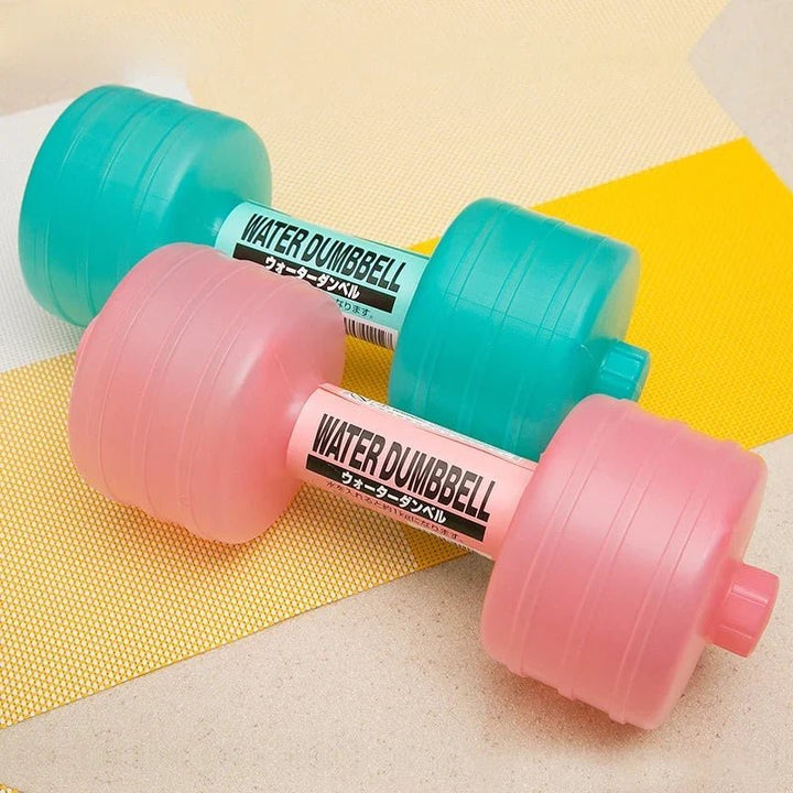 Body Building Water Dumbbell Weight Dumbbells Slimming Fitness Gym Equipment Yoga for Training Sport Plastic Bottle Exercise - Level Up Fitness Shop