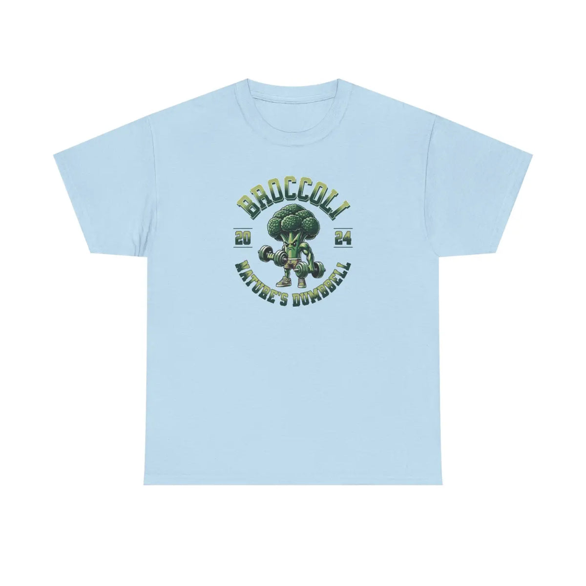 DipaliZ Broccoli T-shirt Nature’s Dumbbell Fitness Tee
