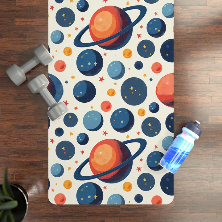 DipaliZ Galaxy Yoga Mat Cosmic Rubber Yoga Mat 72x24