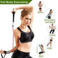 11Pcs Resistance Bands Set for yoga and Pilates