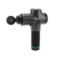 Portable black massage gun for muscle recovery