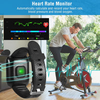 IP67 fitness tracker with heart rate monitor