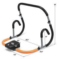 Home gym ab crunch equipment