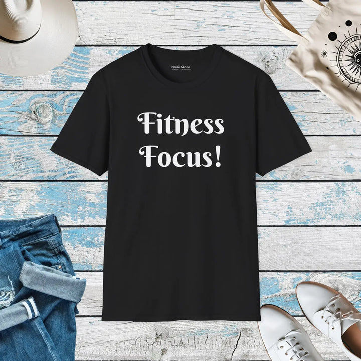 DipaliZ Fitness Focus Tee Minimalist Soft Cotton Top