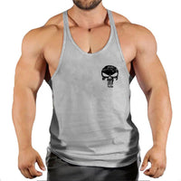 Fitness vest men's loose sleeveless T-shirt sports clothes camisole sports training top - Level Up Fitness Shop
