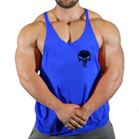 Fitness vest men's loose sleeveless T-shirt sports clothes camisole sports training top - Level Up Fitness Shop