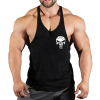 Fitness vest men's loose sleeveless T-shirt sports clothes camisole sports training top - Level Up Fitness Shop