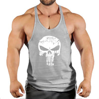Fitness vest men's loose sleeveless T-shirt sports clothes camisole sports training top - Level Up Fitness Shop