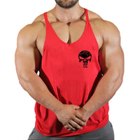 Fitness vest men's loose sleeveless T-shirt sports clothes camisole sports training top - Level Up Fitness Shop
