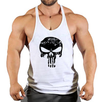 Fitness vest men's loose sleeveless T-shirt sports clothes camisole sports training top - Level Up Fitness Shop