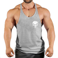 Fitness vest men's loose sleeveless T-shirt sports clothes camisole sports training top - Level Up Fitness Shop