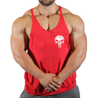 Fitness vest men's loose sleeveless T-shirt sports clothes camisole sports training top - Level Up Fitness Shop