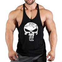 Fitness vest men's loose sleeveless T-shirt sports clothes camisole sports training top - Level Up Fitness Shop