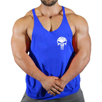 Fitness vest men's loose sleeveless T-shirt sports clothes camisole sports training top - Level Up Fitness Shop