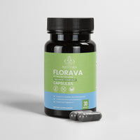 Florava Natural Gut Wellness Capsules | 30 Vegan Capsules