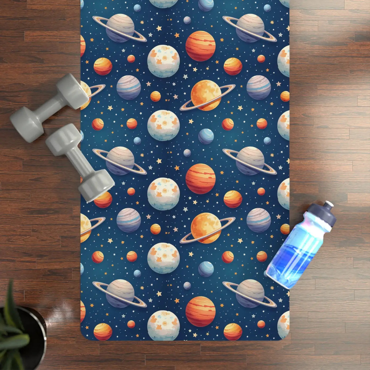 DipaliZ Cosmic Rubber Yoga Mat – Natural Rubber Material