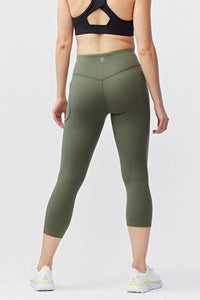 Go Again Women's Cropped Leggings Length 21" - Level Up Fitness Shop