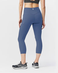 Go Again Women's Cropped Leggings Length 21" - Level Up Fitness Shop