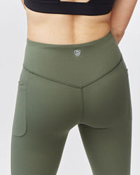 Go Again Women's Cropped Leggings Length 21" - Level Up Fitness Shop