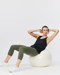 Go Again Women's Cropped Leggings Length 21" - Level Up Fitness Shop