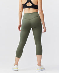 Go Again Women's Cropped Leggings Length 21" - Level Up Fitness Shop