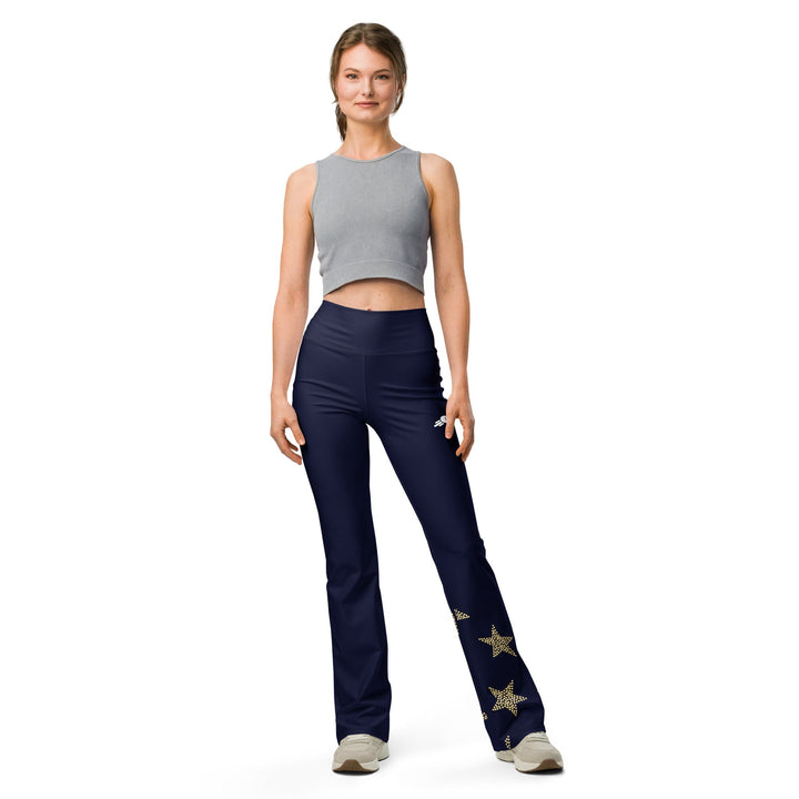 Happy Stars Flared Leggings - Level Up Fitness Shop