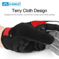INBIKE Full Finger Gel Padded Touchscreen Gloves - Level Up Fitness Shop