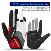 INBIKE Full Finger Gel Padded Touchscreen Gloves - Level Up Fitness Shop
