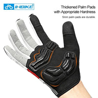 INBIKE Full Finger Gel Padded Touchscreen Gloves - Level Up Fitness Shop