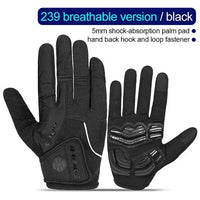 INBIKE Full Finger Gel Padded Touchscreen Gloves - Level Up Fitness Shop