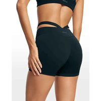 INGIA Womens 4 High Waist No-Seam Biker Shorts - Level Up Fitness Shop