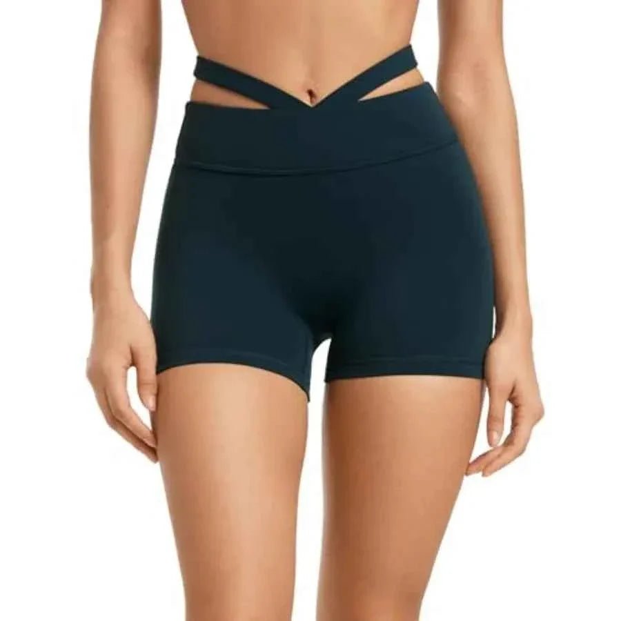 INGIA Womens 4 High Waist No-Seam Biker Shorts - Level Up Fitness Shop