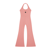 Loki & Ivy Women’s Halter Flared Jumpsuit - Level Up Fitness Shop