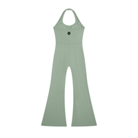 Loki & Ivy Women’s Halter Flared Jumpsuit - Level Up Fitness Shop