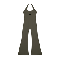 Loki & Ivy Women’s Halter Flared Jumpsuit - Level Up Fitness Shop