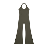 Loki & Ivy Women’s Halter Flared Jumpsuit - Level Up Fitness Shop