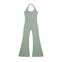 Loki & Ivy Women’s Halter Flared Jumpsuit - Level Up Fitness Shop