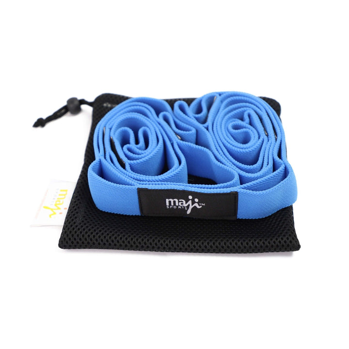Maji Sports Elastic Yoga Straps With 10 Loops - Level Up Fitness Shop