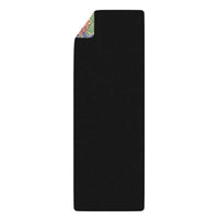 DipaliZ Floral Rubber Yoga Mat Luxury Grip Natural Rubber