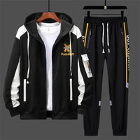 Men’s Printed Cardigan & Pants Tracksuit Set - Level Up Fitness Shop