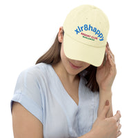XLR8happy Resort Baseball Hat, Light Yellow, A Happy Accessory with a Wish of Happiness for the World