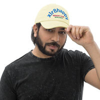 XLR8happy Resort Baseball Hat, Light Yellow, A Happy Accessory with a Wish of Happiness for the World