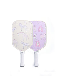 Pickleball Gift Set for 2: 2 Paddles, 4 Balls + Carry Bag | ARTI "Dogs & Giraffes" Beginner Starter Set, USA Pickleball Approved - Level Up Fitness Shop