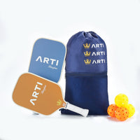 Pickleball Gift Set for 2: 2 Paddles, 4 Balls + Carry Bag | ARTI "Horizon Duo" Beginner Starter Set, USA Pickleball Approved - Level Up Fitness Shop